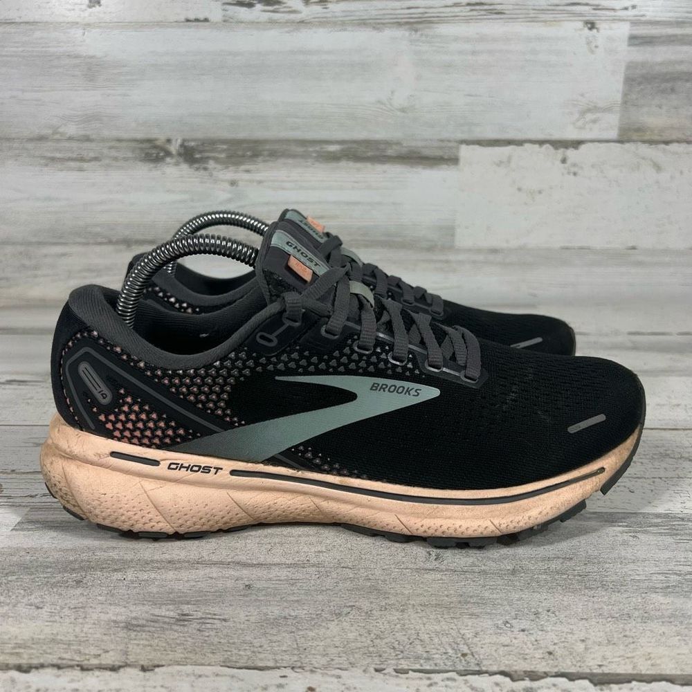 Brooks Womens Ghost‎ 14 1203561B026 Black Running Shoes Sneakers Size 9.5B